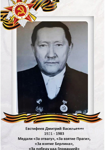 ЕВСТИФЕЕВ Дмитрий Васильевич (1921-1983)